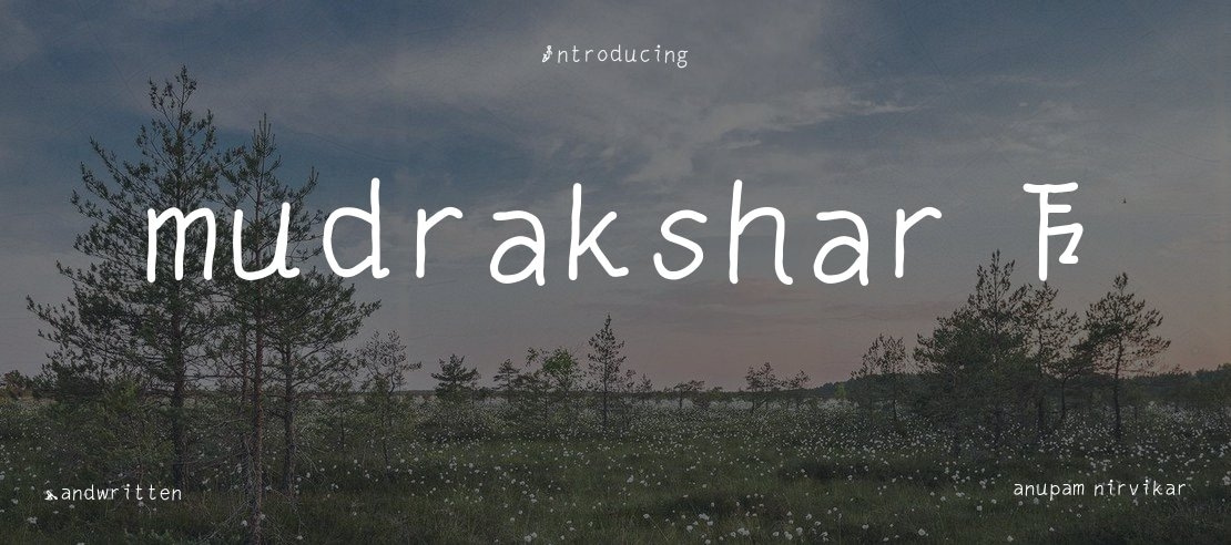 mudrakshar 2 Font