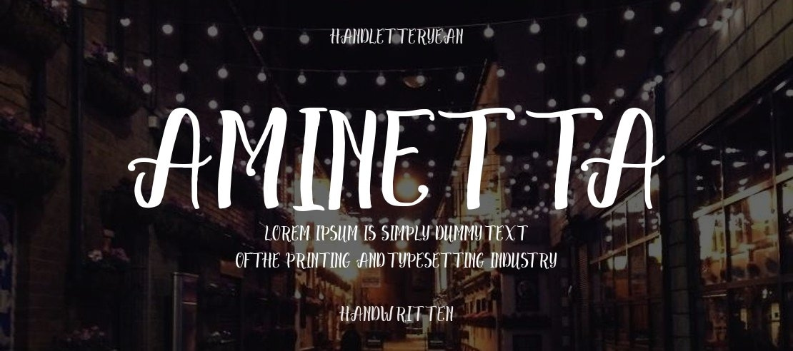 Aminetta Font