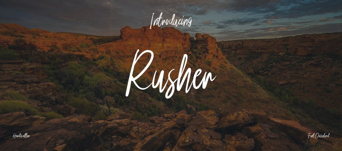 Rusher Font