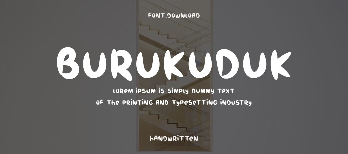 Burukuduk Font