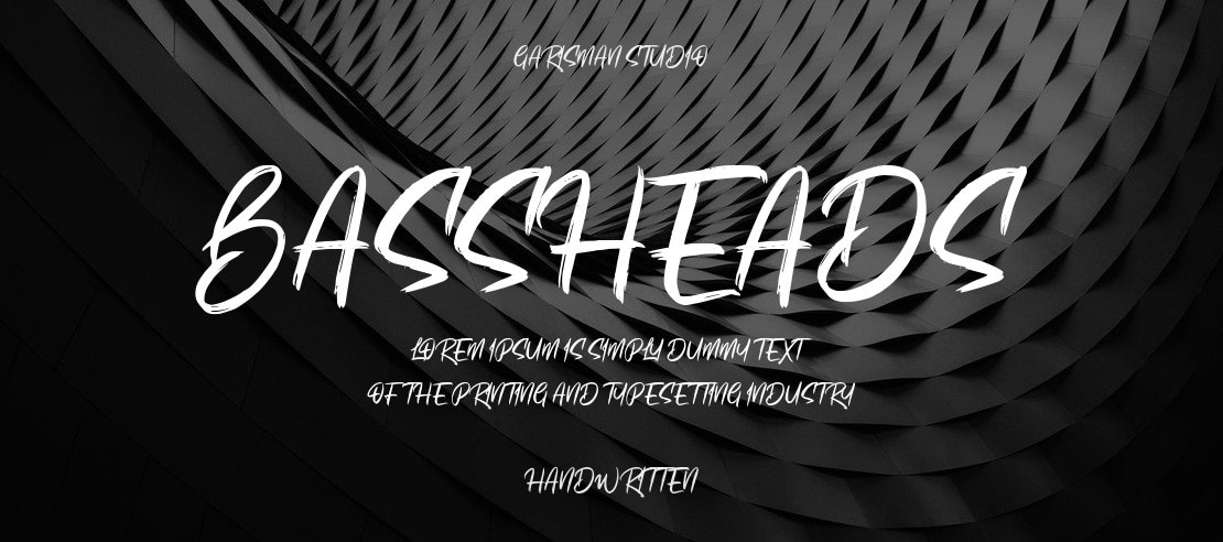 Bassheads Font