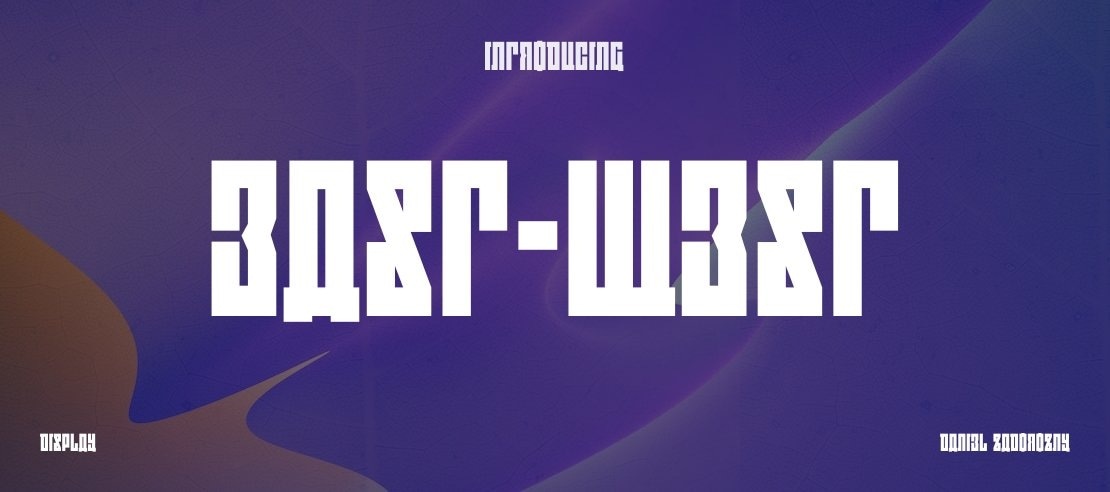 EAST-west Font Family