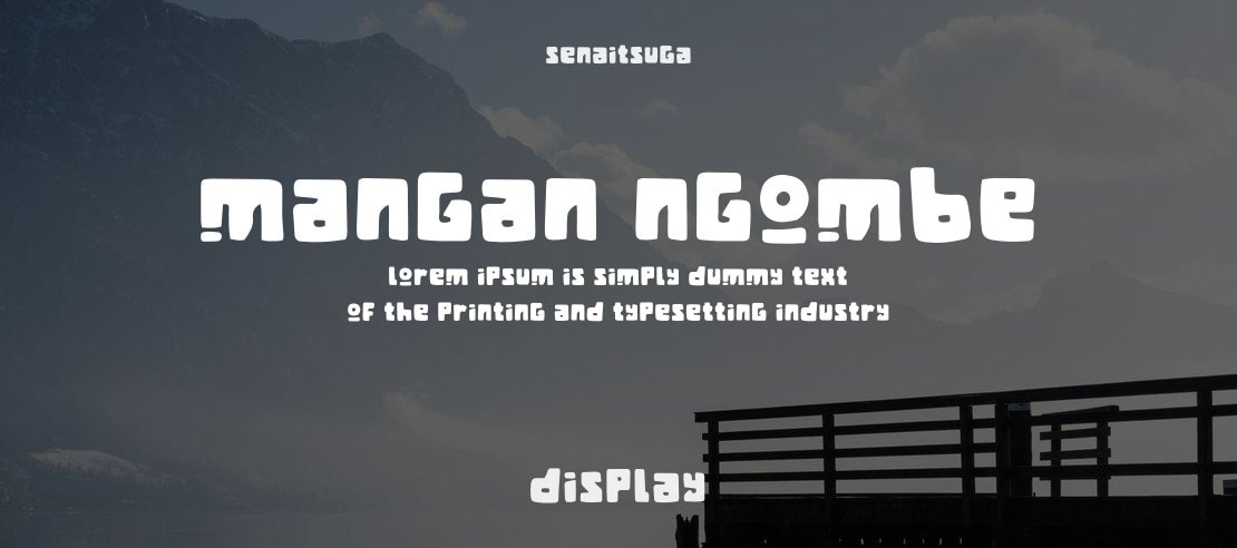 Mangan Ngombe Font