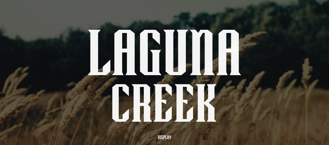 Laguna Creek Font