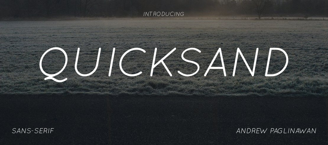 Quicksand Font Family