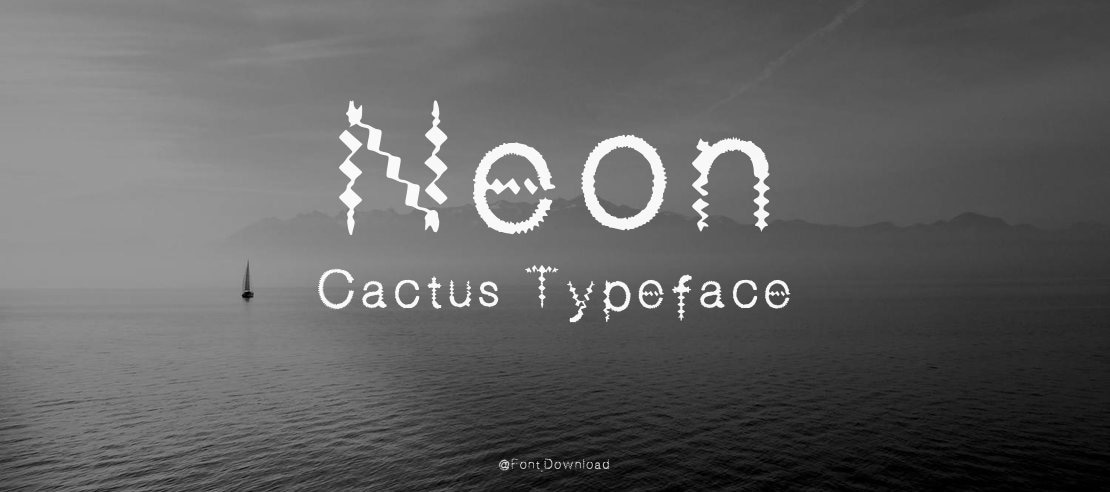 Neon Cactus Font