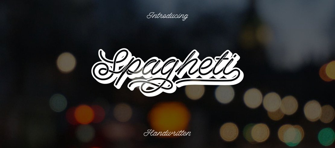 Spagheti Font Family