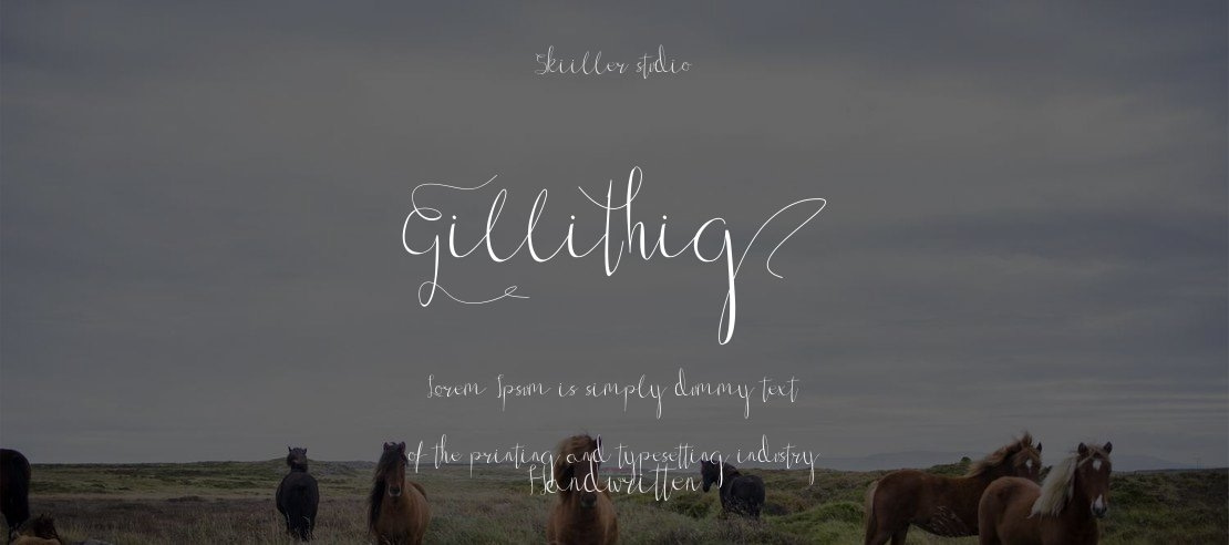 Gillithig Font