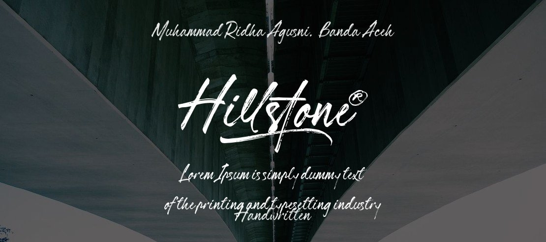 Hillstone Font Family