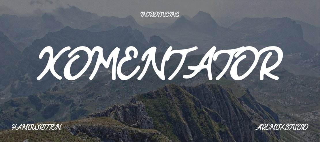 Komentator Font