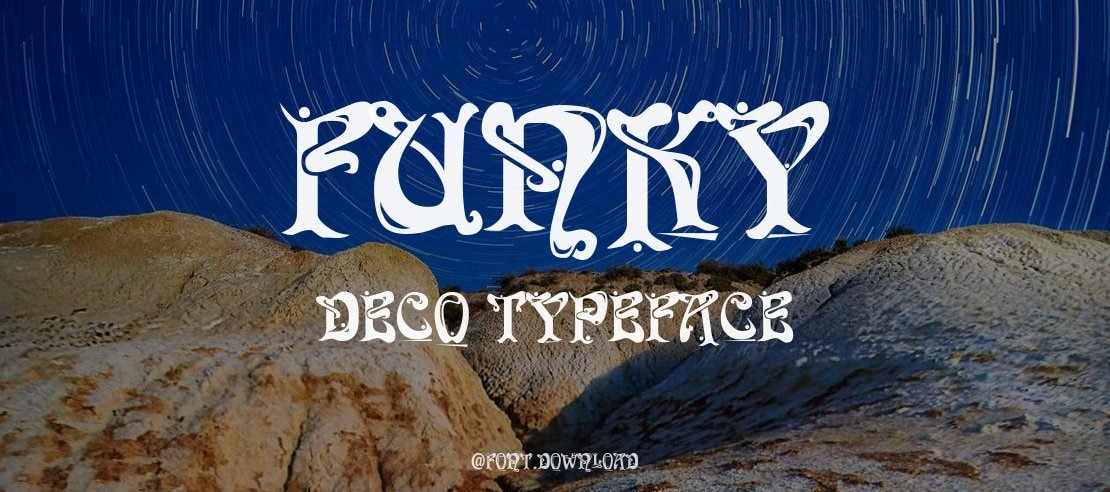 Funky Deco Font