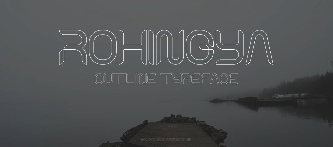 Rohingya Outline Font