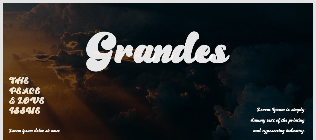 Grandes Font