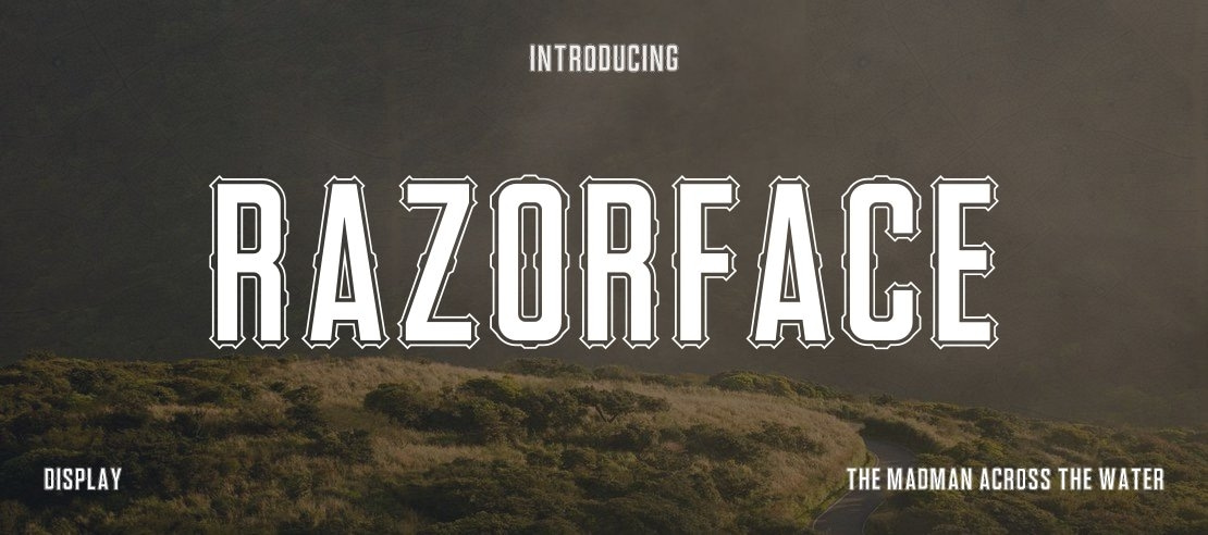 RazorFace Font