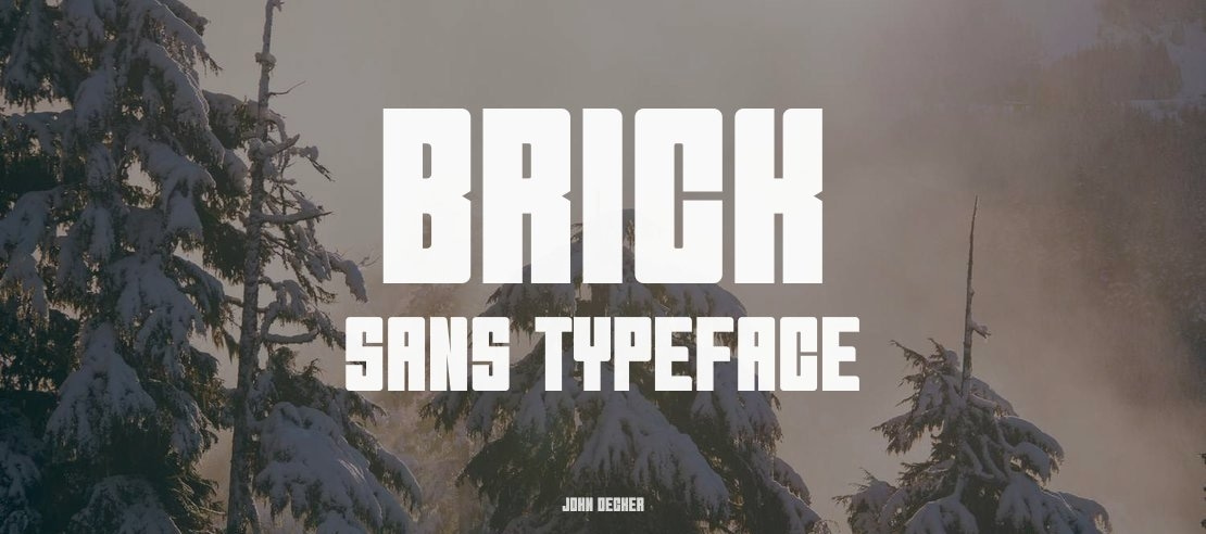 Brick Sans Font