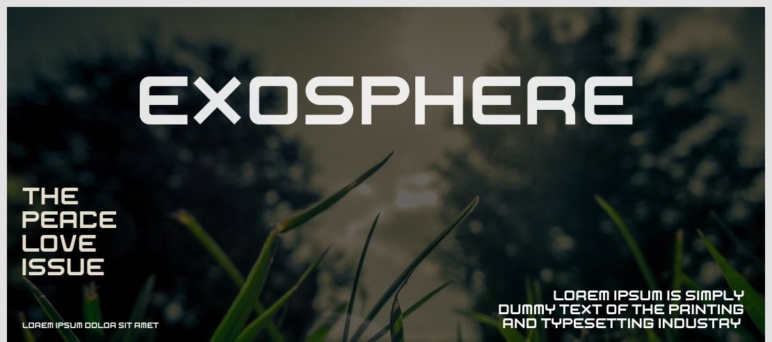 Exosphere Font