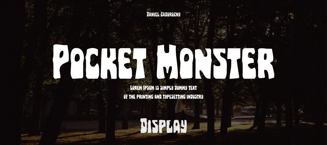 Pocket Monster Font Family