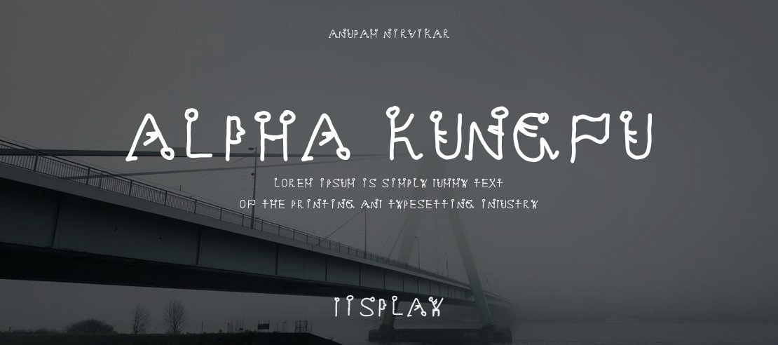 ALPHA KUNGFU Font