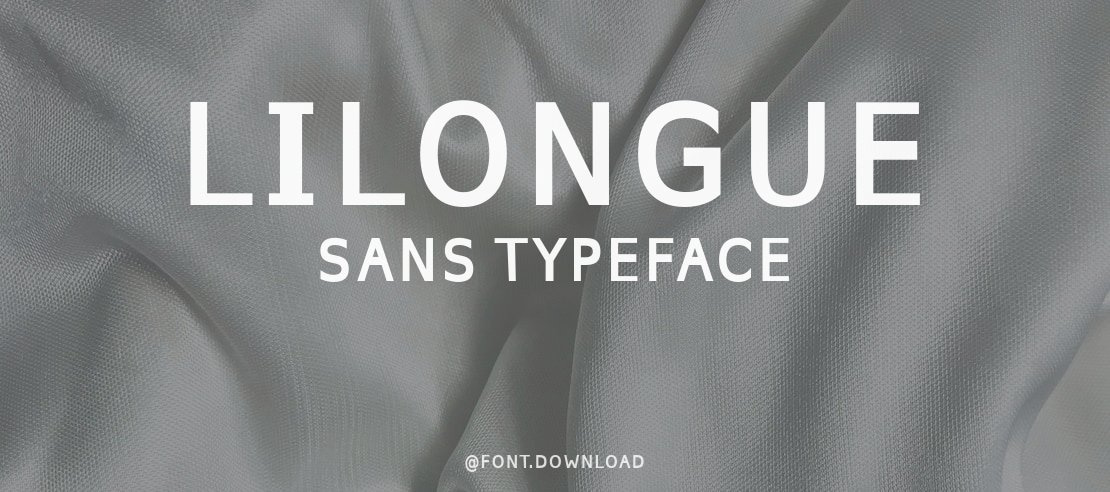 Lilongue Sans Font Family