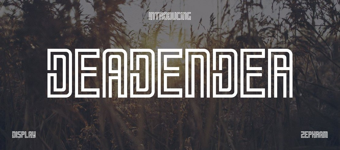 Deadender Font