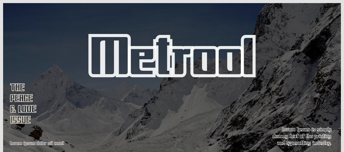 Metrool Font
