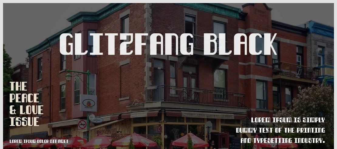 Glitzfang Black Font Family