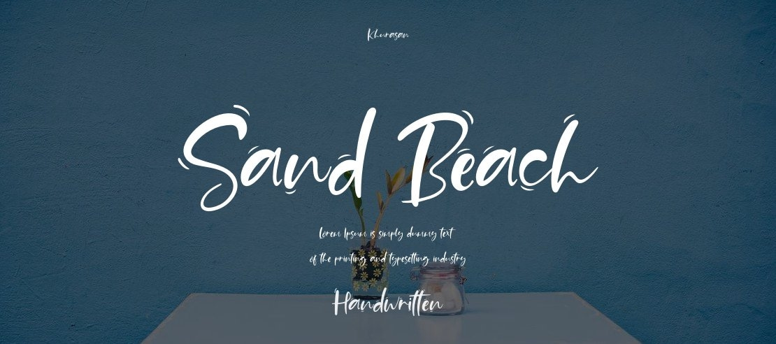 Sand Beach Font