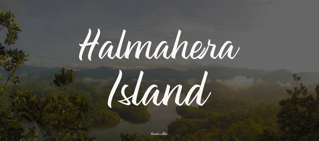 Halmahera Island Font