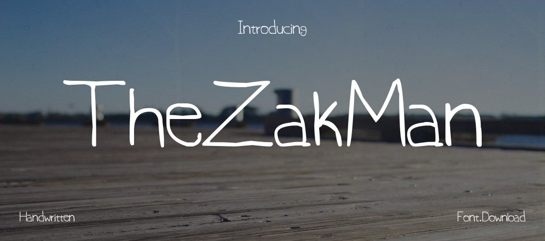 TheZakMan Font