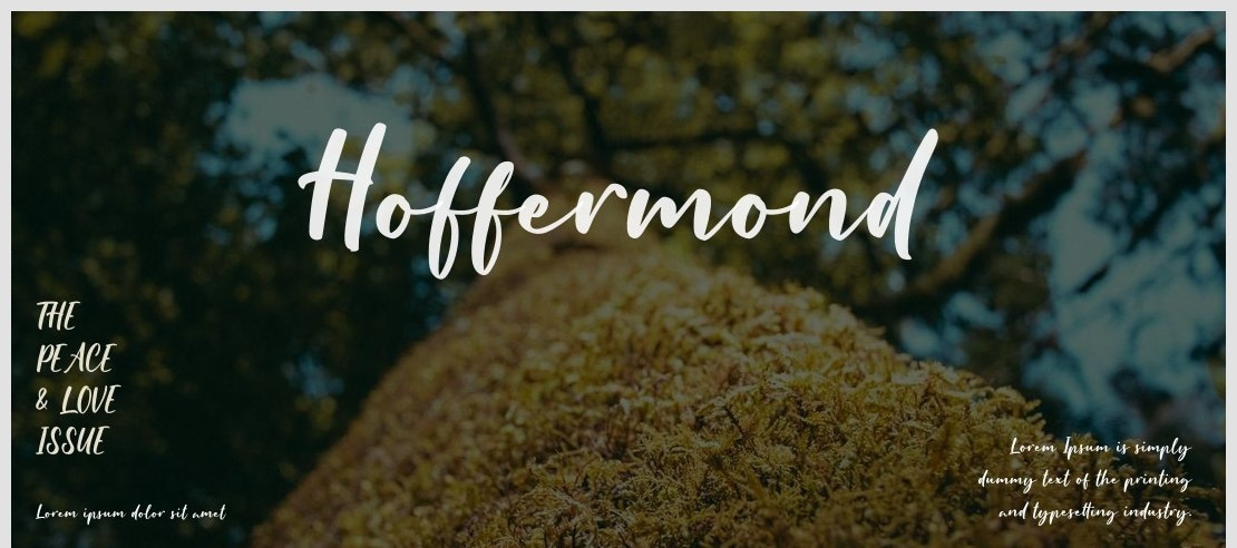 Hoffermond Font