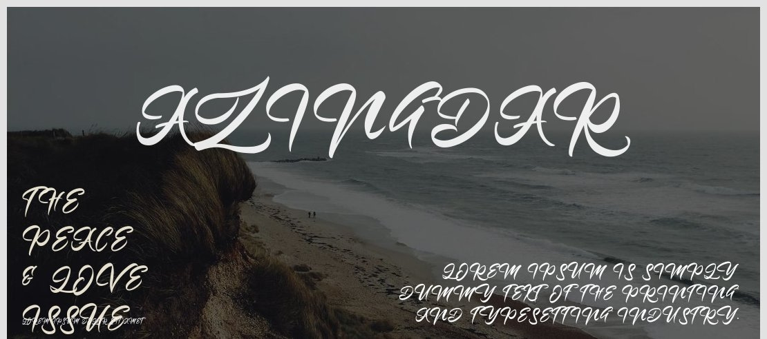 Azingdar Font