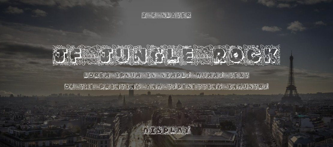 JF Jungle Rock Font