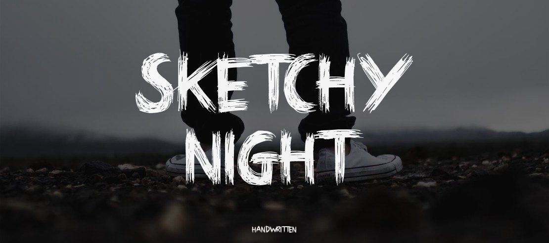 Sketchy Night Font