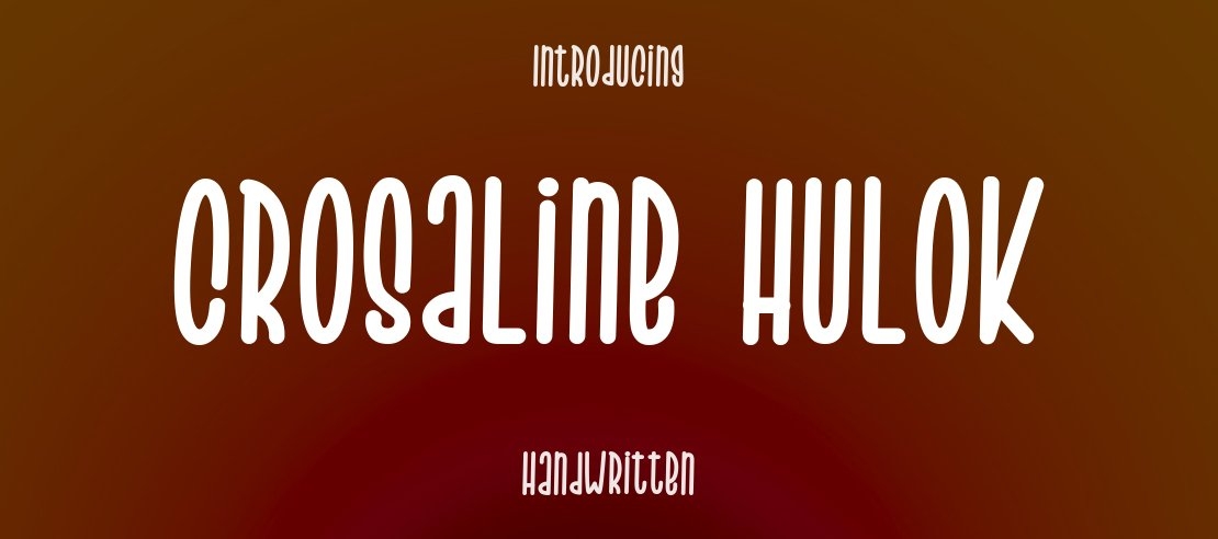 Crosaline Hulok Font
