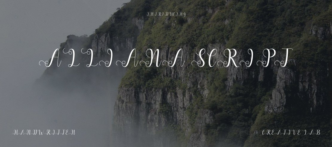 Alliana Script Font