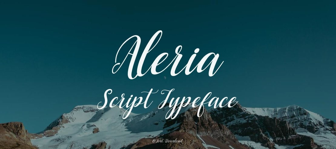 Aleria Script Font