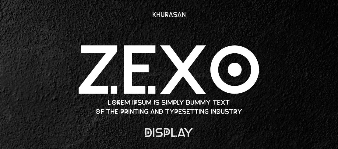 Zexo Font