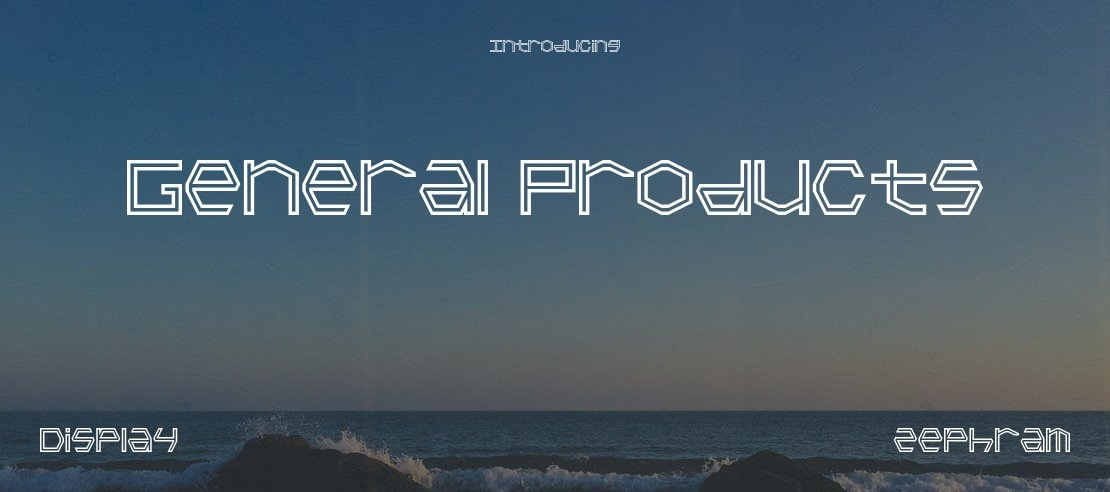 General Products Font