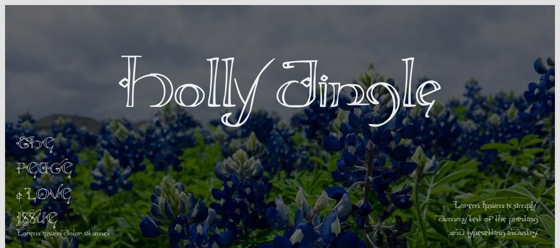Holly Jingle Font Family