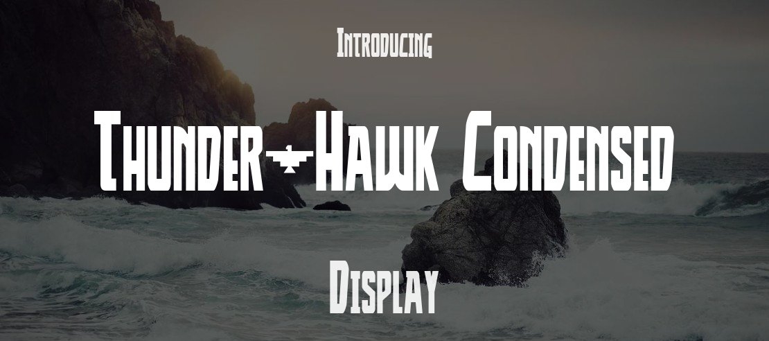Thunder-Hawk Condensed Font Family