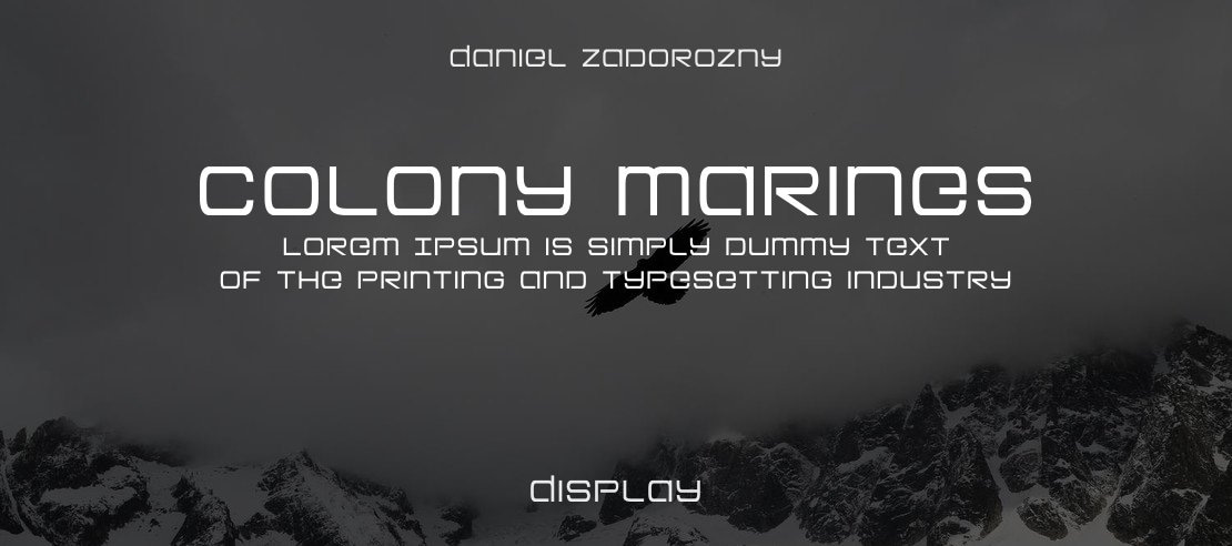 Colony Marines Font Family