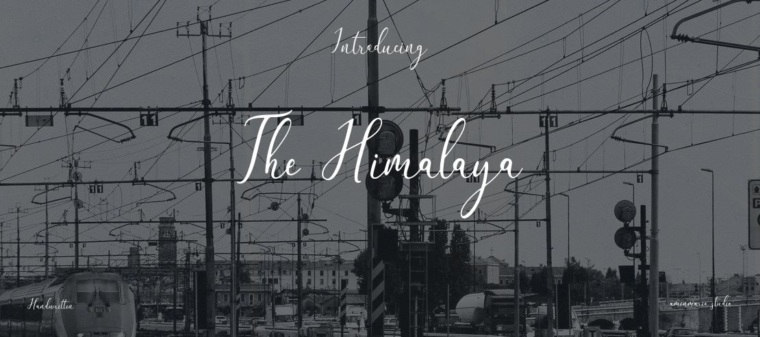 The Himalaya Font