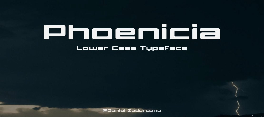 Phoenicia Lower Case Font Family