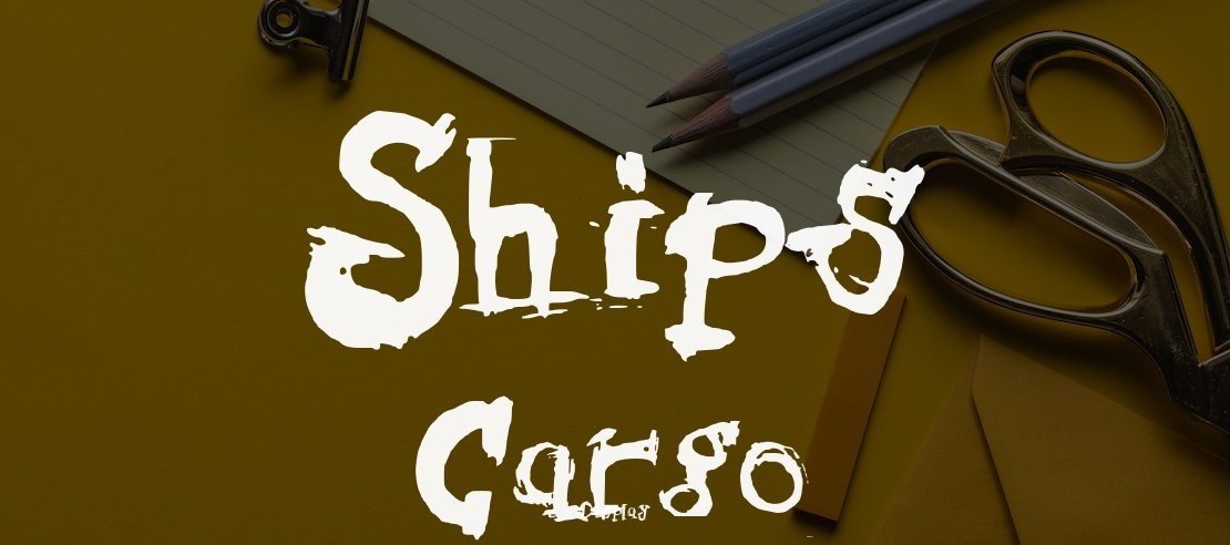 Ships Cargo Font