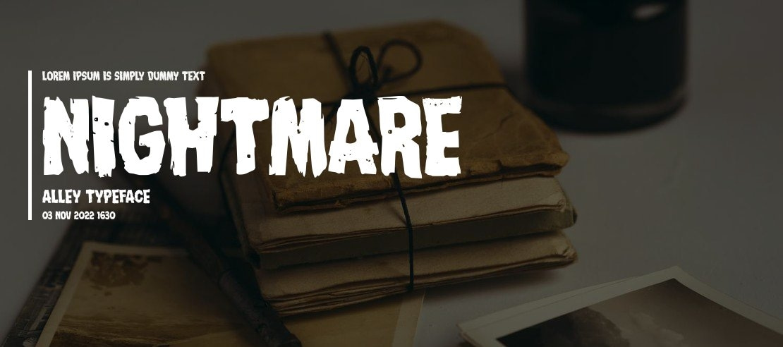 Nightmare Alley Font Family