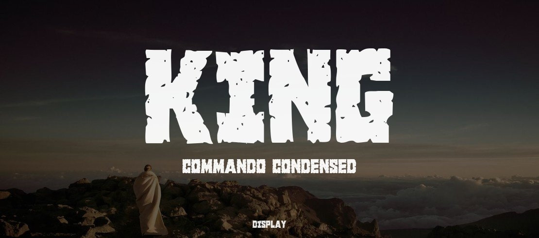 King Commando Condensed Font Family