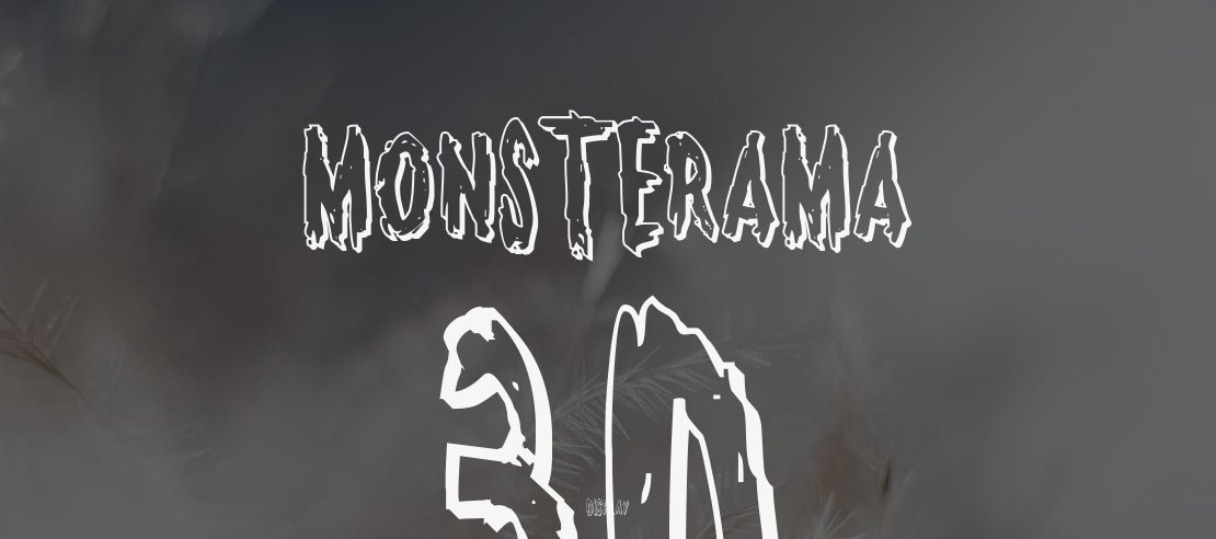 Monsterama 3D Font Family