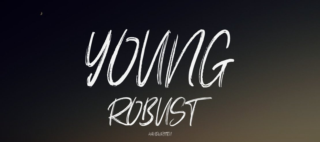 Young Robust Font