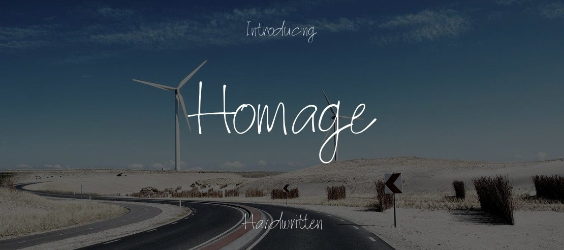 Homage Font