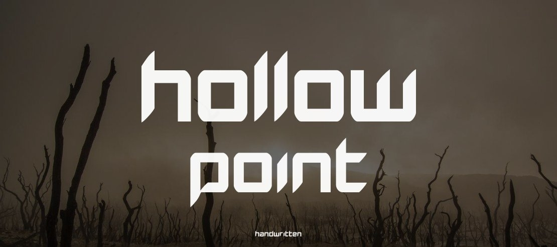 Hollow Point Font Family